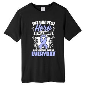 Bravest Hero Esophagus Cancer Esophageal Cancer Awareness Cute Gift Tall Fusion ChromaSoft Performance T-Shirt