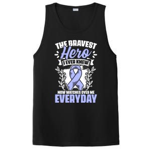 Bravest Hero Esophagus Cancer Esophageal Cancer Awareness Cute Gift PosiCharge Competitor Tank