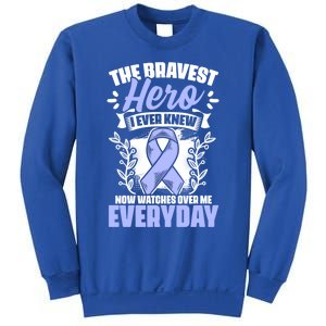 Bravest Hero Esophagus Cancer Esophageal Cancer Awareness Cute Gift Sweatshirt