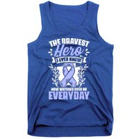 Bravest Hero Esophagus Cancer Esophageal Cancer Awareness Cute Gift Tank Top