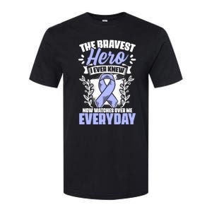 Bravest Hero Esophagus Cancer Esophageal Cancer Awareness Cute Gift Softstyle CVC T-Shirt