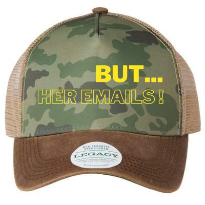 But Her Emails Funny Memes Legacy Tie Dye Trucker Hat