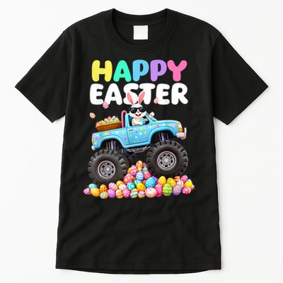 Boy.s Happy Easter Monster Truck Easter Eggs  Tall T-Shirt