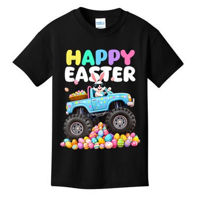 Boy.s Happy Easter Monster Truck Easter Eggs  Kids T-Shirt