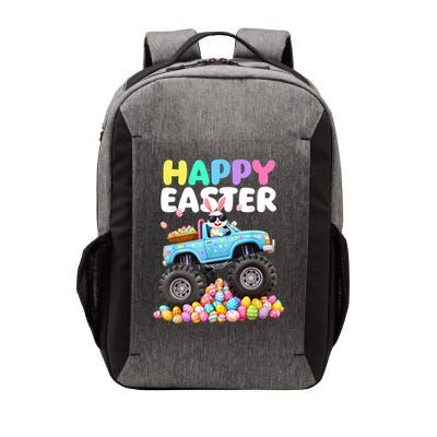 Boy.s Happy Easter Monster Truck Easter Eggs  Vector Backpack