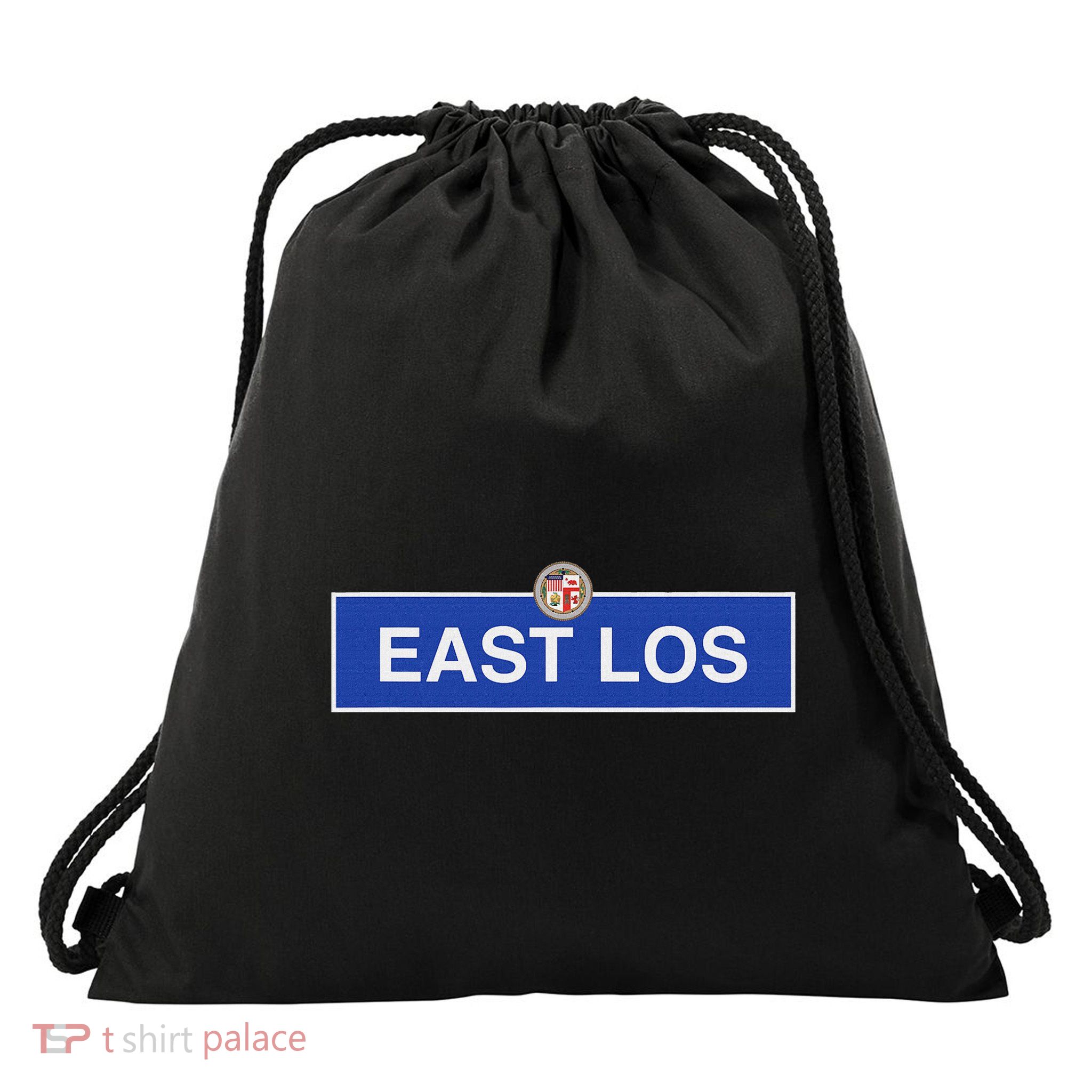 Boyle Heights East La Los Angeles City Terrace Retro Vintage Drawstring Bag