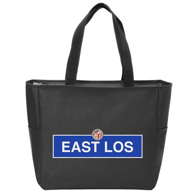Boyle Heights East La Los Angeles City Terrace Retro Vintage Zip Tote Bag