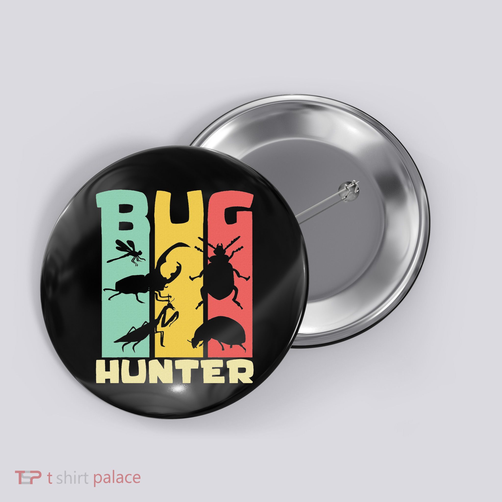 Bug Hunter Entomologist Insects Button