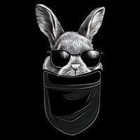 Bunny Happy Easter Shirts For Bunny Pocket Backpack
