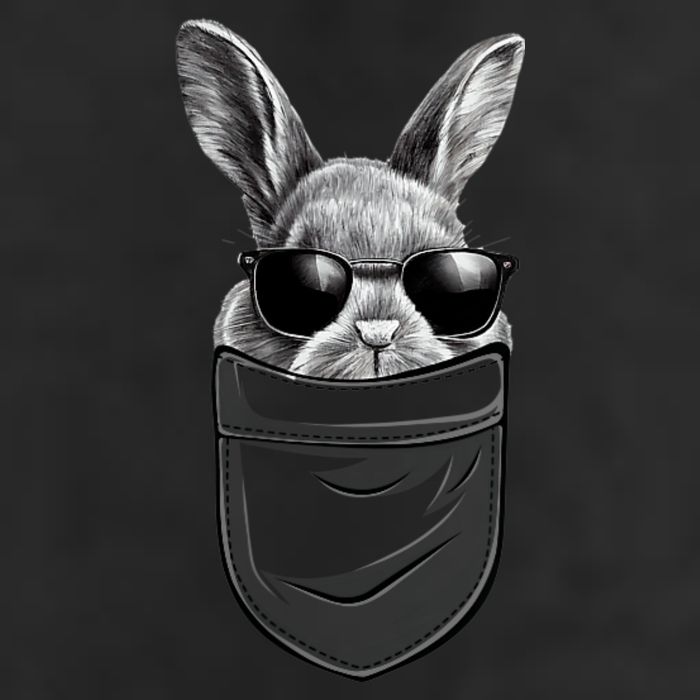 Bunny Happy Easter Shirts For Bunny Pocket 11oz C Handle Ceramic Mug