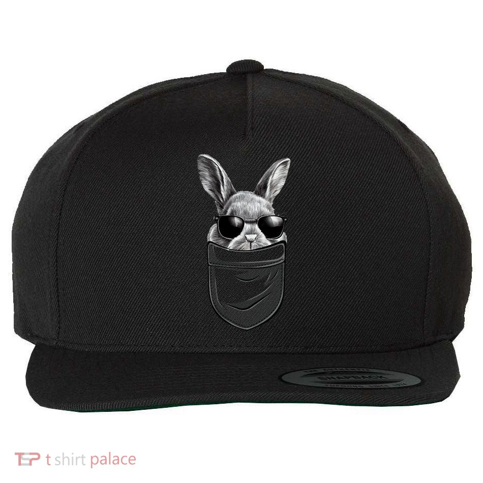 Bunny Happy Easter Shirts For Bunny Pocket Wool Snapback Cap