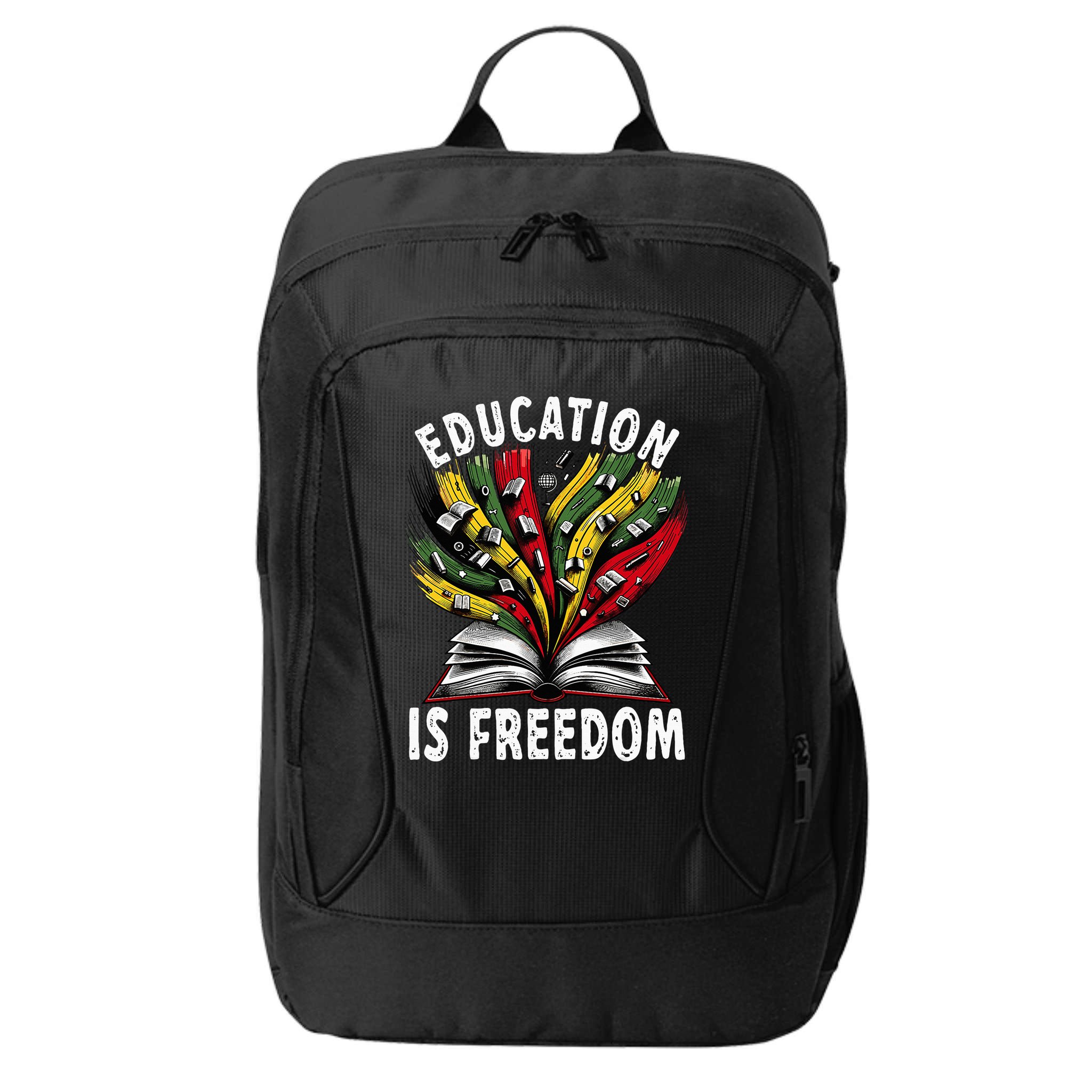 Black History Education Is Freedom Books Black History City Backpack