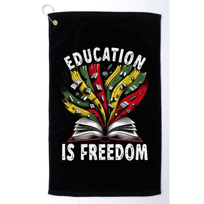 Black History Education Is Freedom Books Black History Golf Towel