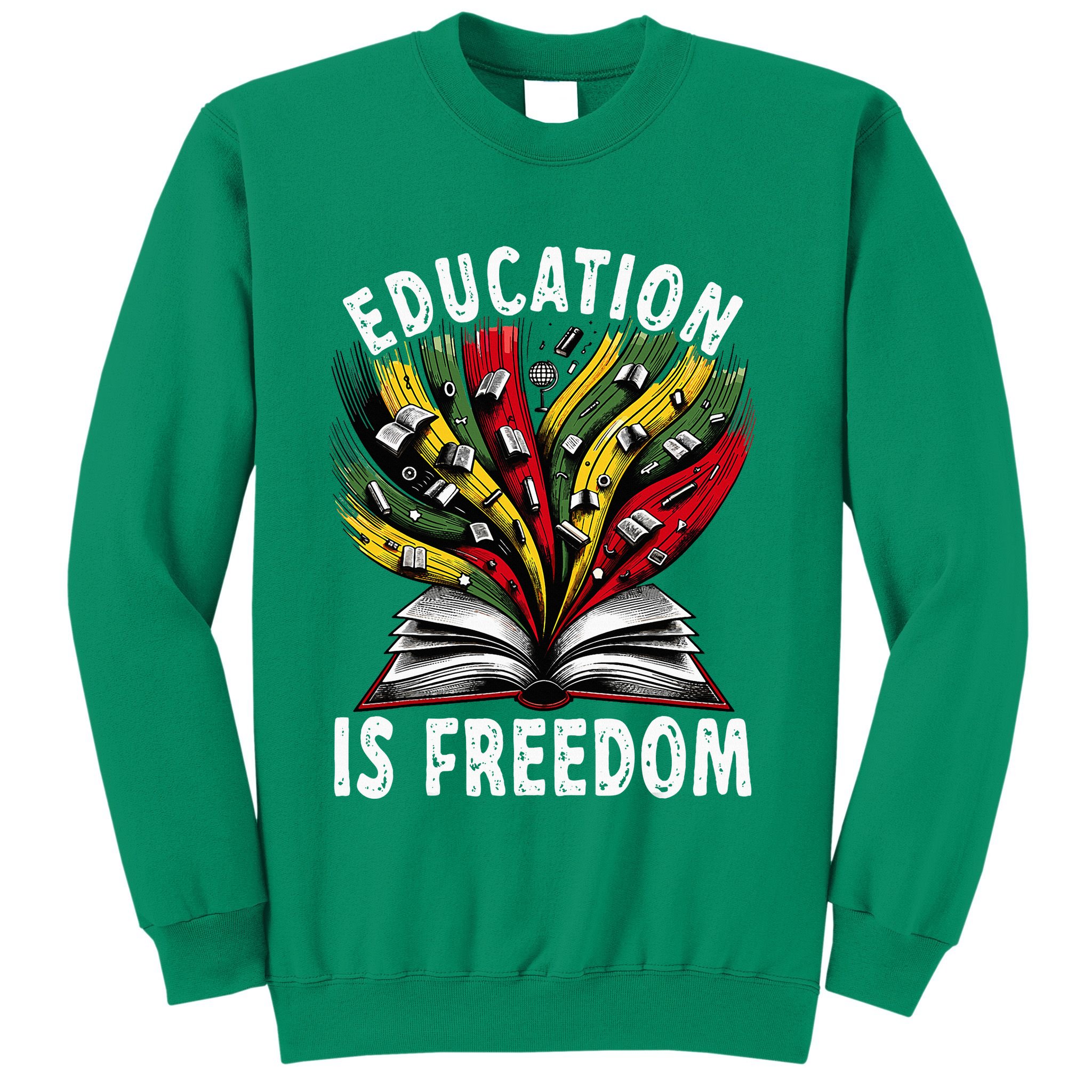 Black History Education Is Freedom Books Black History Sweatshirt