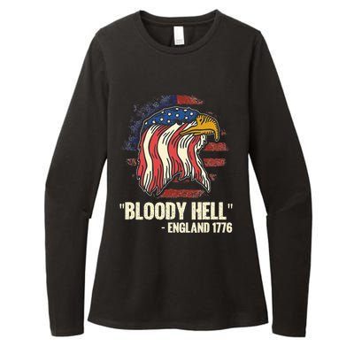 Bloody Hell England July 4th 1776 Womens CVC Long Sleeve Shirt