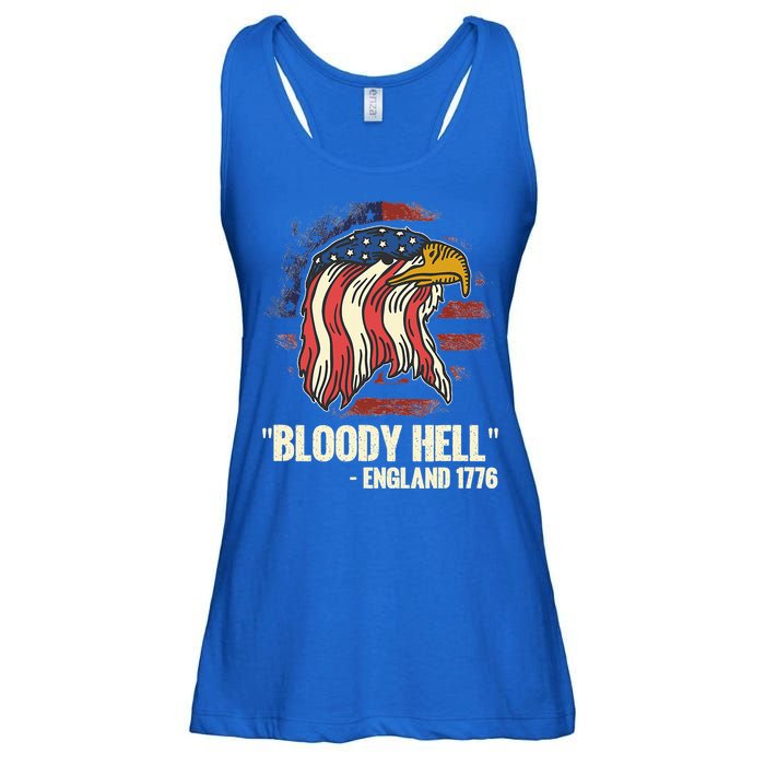 Bloody Hell England July 4th 1776 Ladies Essential Flowy Tank