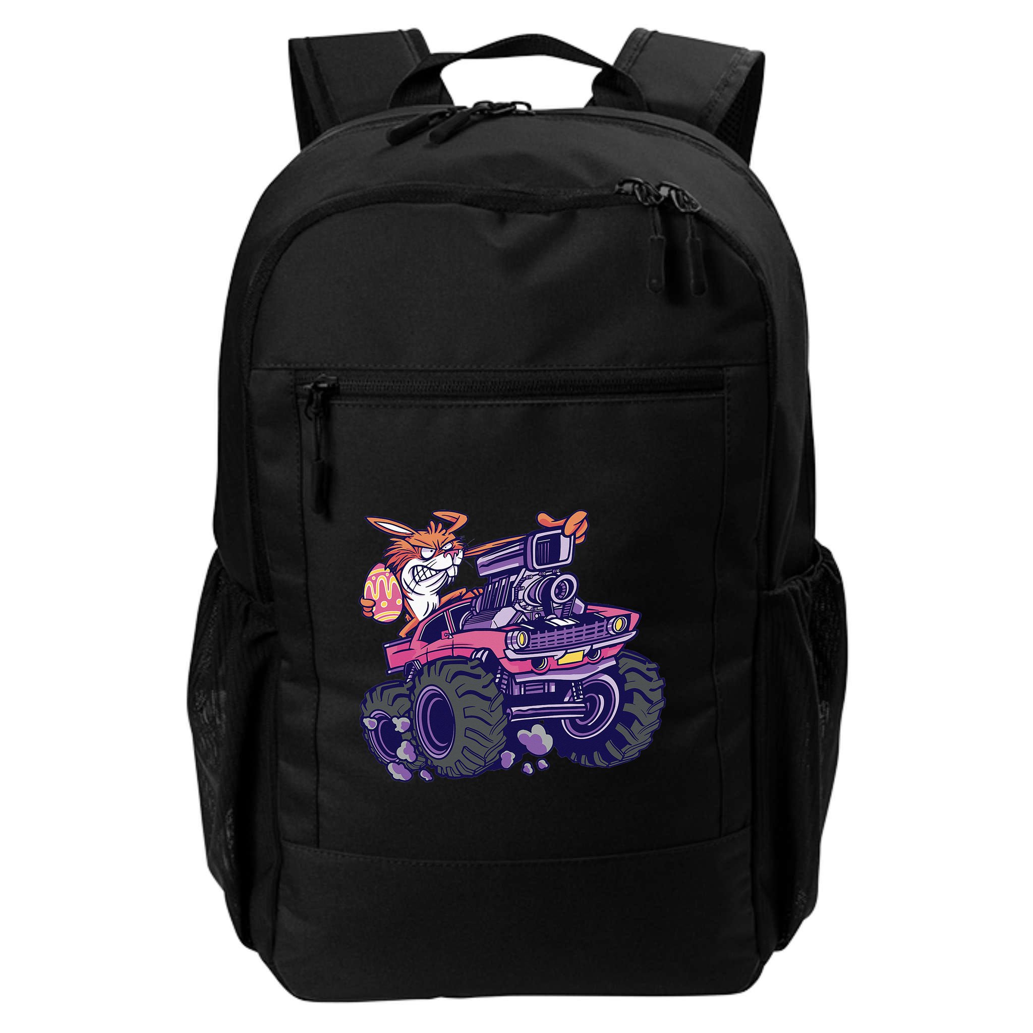  Bunny Happy Easter Monster Truck Lovers Backpack