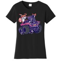  Bunny Happy Easter Monster Truck Lovers Women's T-Shirt