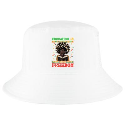 Black History Education Freedom Afro Teacher Female Cool Comfort Performance Bucket Hat