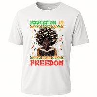 Black History Education Freedom Afro Teacher Female Performance Shirt