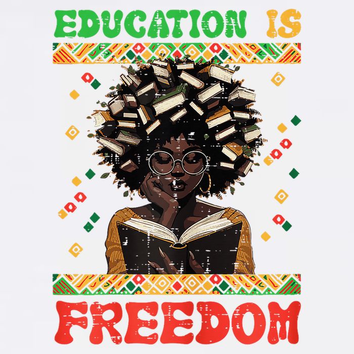 Black History Education Freedom Afro Teacher Female Performance Shirt