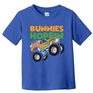 Bunnies Hoppin Easter Egg Monster Truck Happy Easter Day Gift Toddler T-Shirt