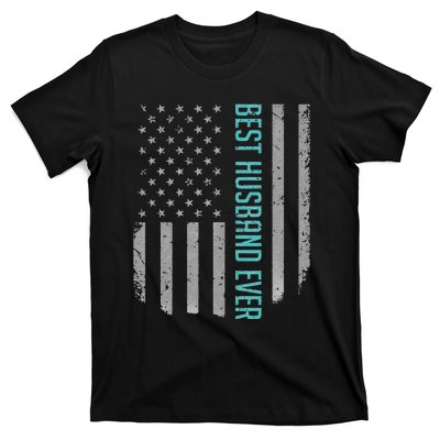 Best Husband Ever American Flag Gifts For Father's day T-Shirt