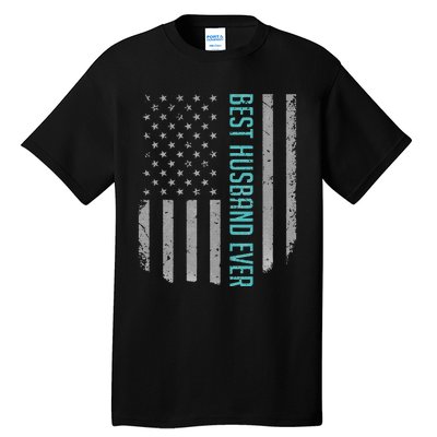 Best Husband Ever American Flag Gifts For Father's day Tall T-Shirt