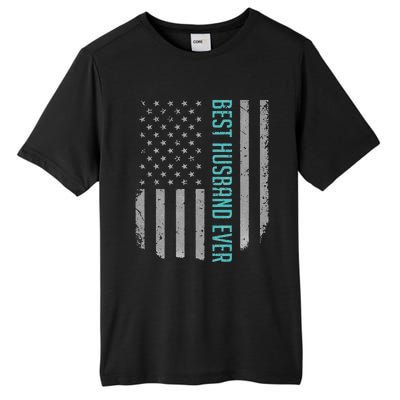 Best Husband Ever American Flag Gifts For Father's day Tall Fusion ChromaSoft Performance T-Shirt