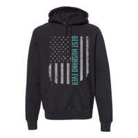 Best Husband Ever American Flag Gifts For Father's day Premium Hoodie