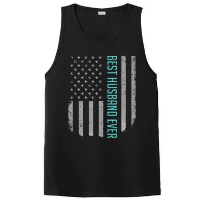 Best Husband Ever American Flag Gifts For Father's day PosiCharge Competitor Tank