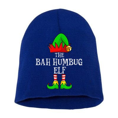 Bah Humbug Elf Christmas Family Matching Pajamas Christmas Short Acrylic Beanie