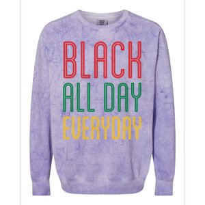 Black History Everyday Month African Pride 2020 Doctors Mlk Funny Gift Colorblast Crewneck Sweatshirt