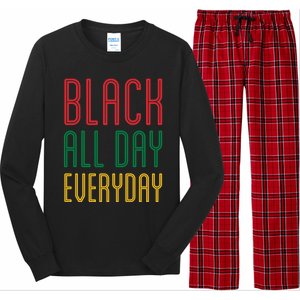 Black History Everyday Month African Pride 2020 Doctors Mlk Funny Gift Long Sleeve Pajama Set