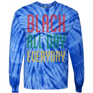 Black History Everyday Month African Pride 2020 Doctors Mlk Funny Gift Tie-Dye Long Sleeve Shirt