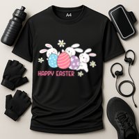 Bunnies Happy Easter Cooling Performance Crew T-Shirt