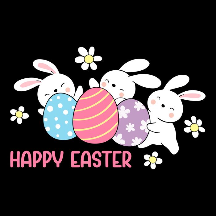 Bunnies Happy Easter Cooling Performance Crew T-Shirt