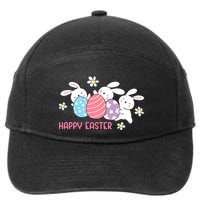 Bunnies Happy Easter 7-Panel Snapback Hat