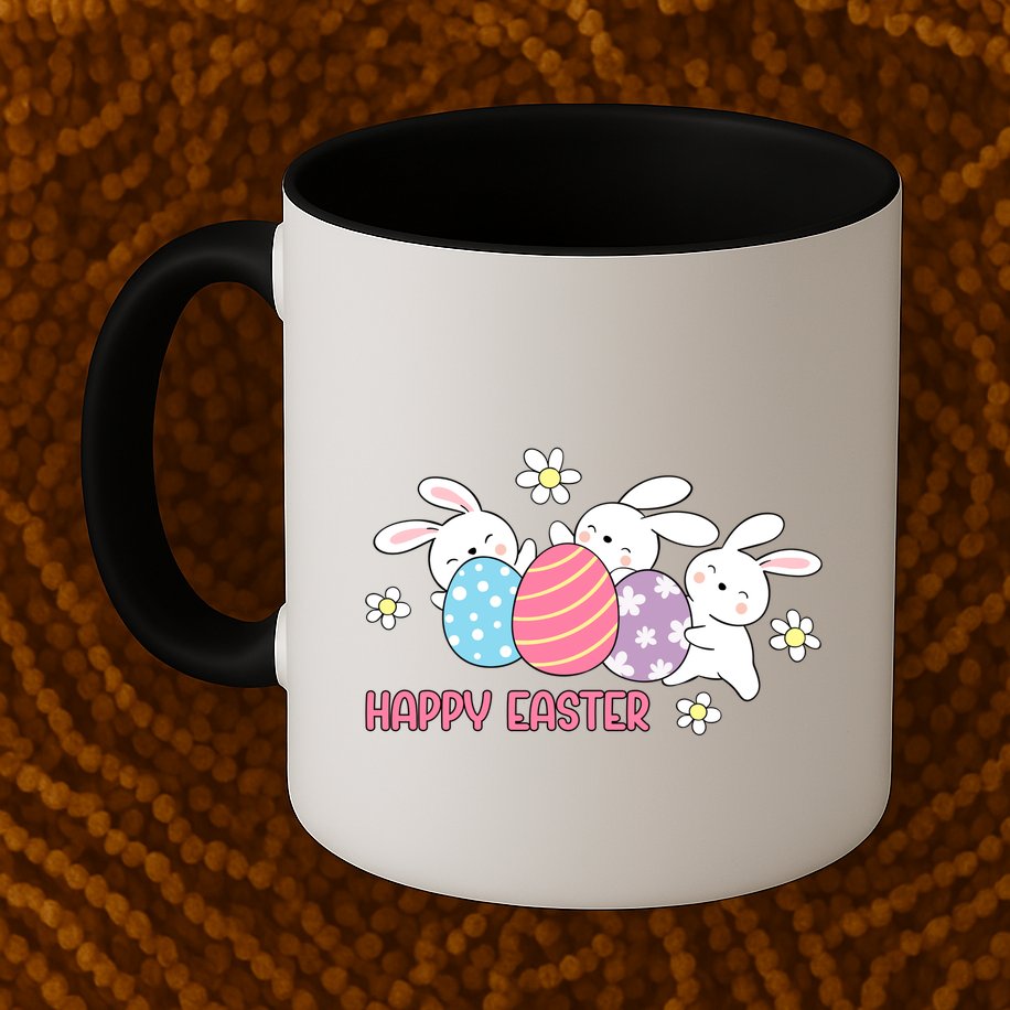 Bunnies Happy Easter Mug