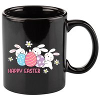 Bunnies Happy Easter 11oz C Handle Ceramic Mug