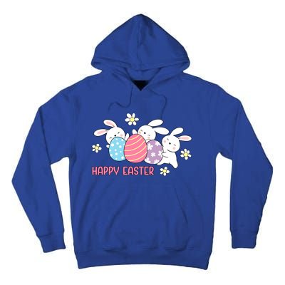 Bunnies Happy Easter Tall Hoodie