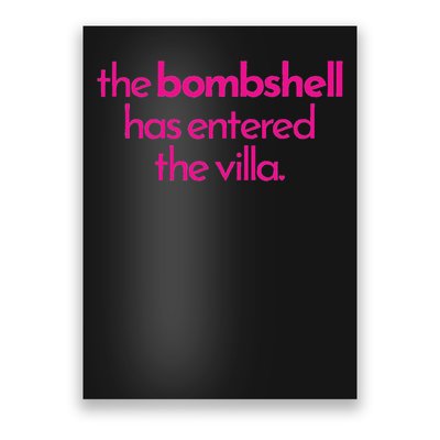 Bombshell Has Entered The Villa Funny Got A Text Chat Meme Poster