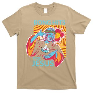 Bong Hits For Jesus Funny THC Stoner Gift T-Shirt