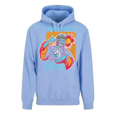 Bong Hits For Jesus Funny THC Stoner Gift Unisex Surf Hoodie