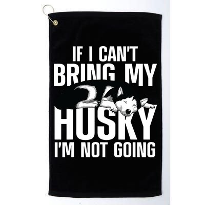 Best Husky For Men Women Siberian Huskies Dog Lover Trainer Golf Towel
