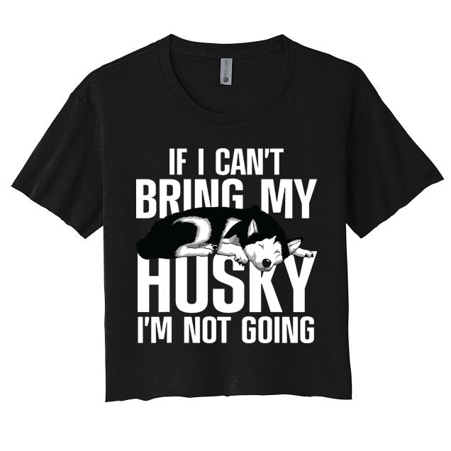 Best Husky For Men Women Siberian Huskies Dog Lover Trainer Crop Top