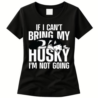 Best Husky For Men Women Siberian Huskies Dog Lover Trainer Womens T-Shirt
