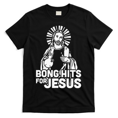 Bong Hits For Jesus christian THC Marijuana Stoner T-Shirt