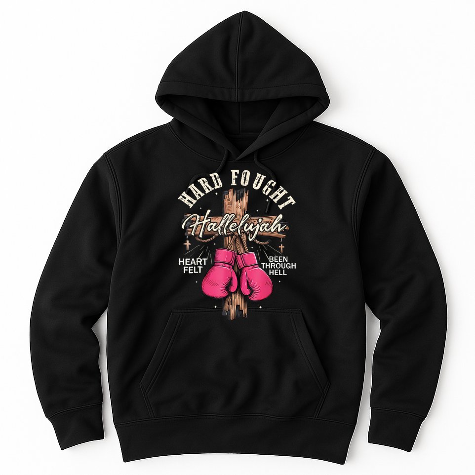Brandon Hard Fought Hallelujah Praise Jesus Hoodie