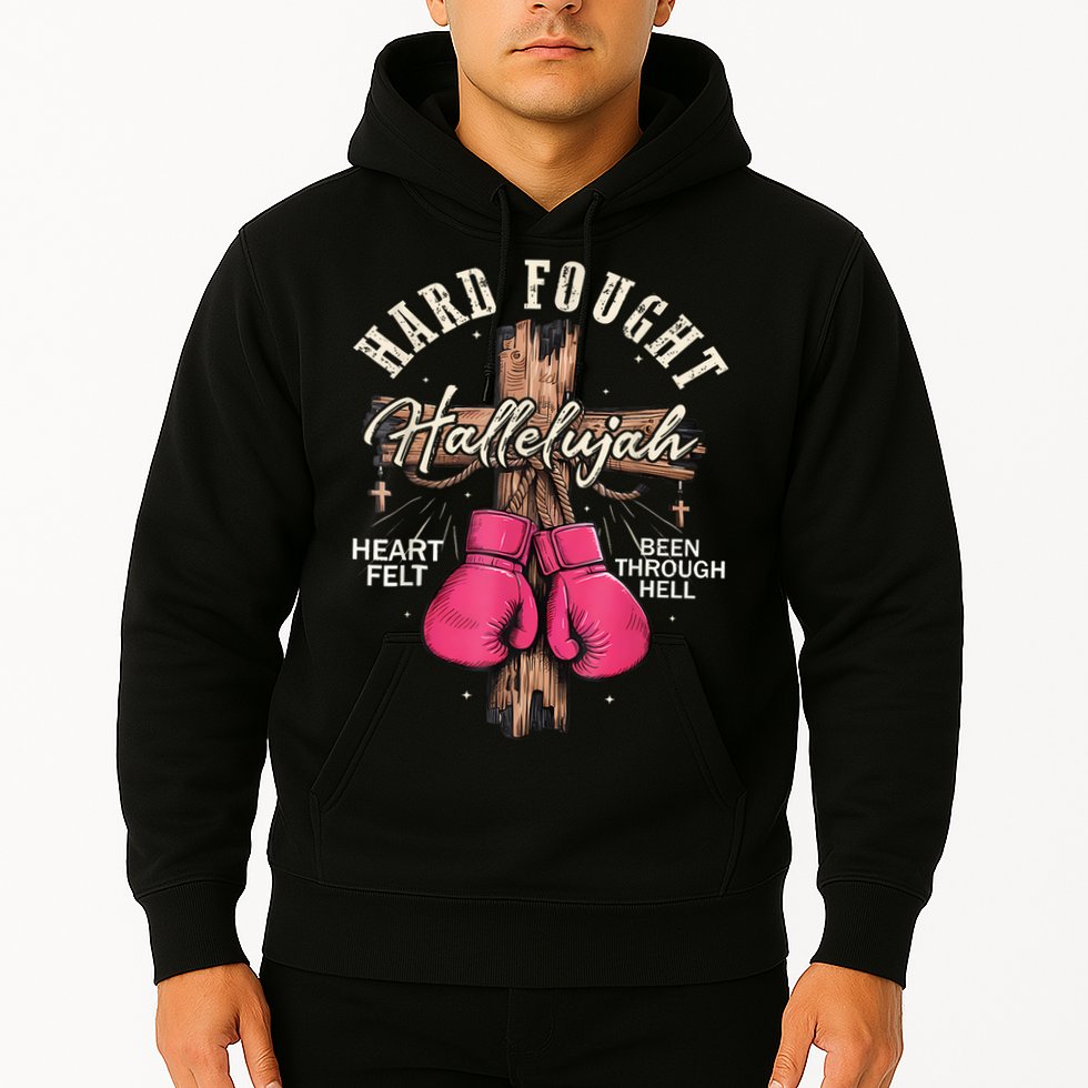 Brandon Hard Fought Hallelujah Praise Jesus Hoodie
